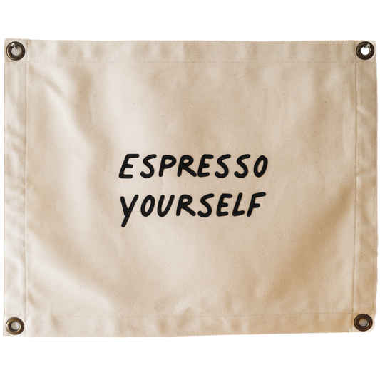 Banner "Espresso Yourself"